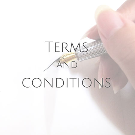 Hodinky vlastní značky - Terms and Conditions